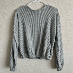 Derek Heart Grey Knit Sweater Size M